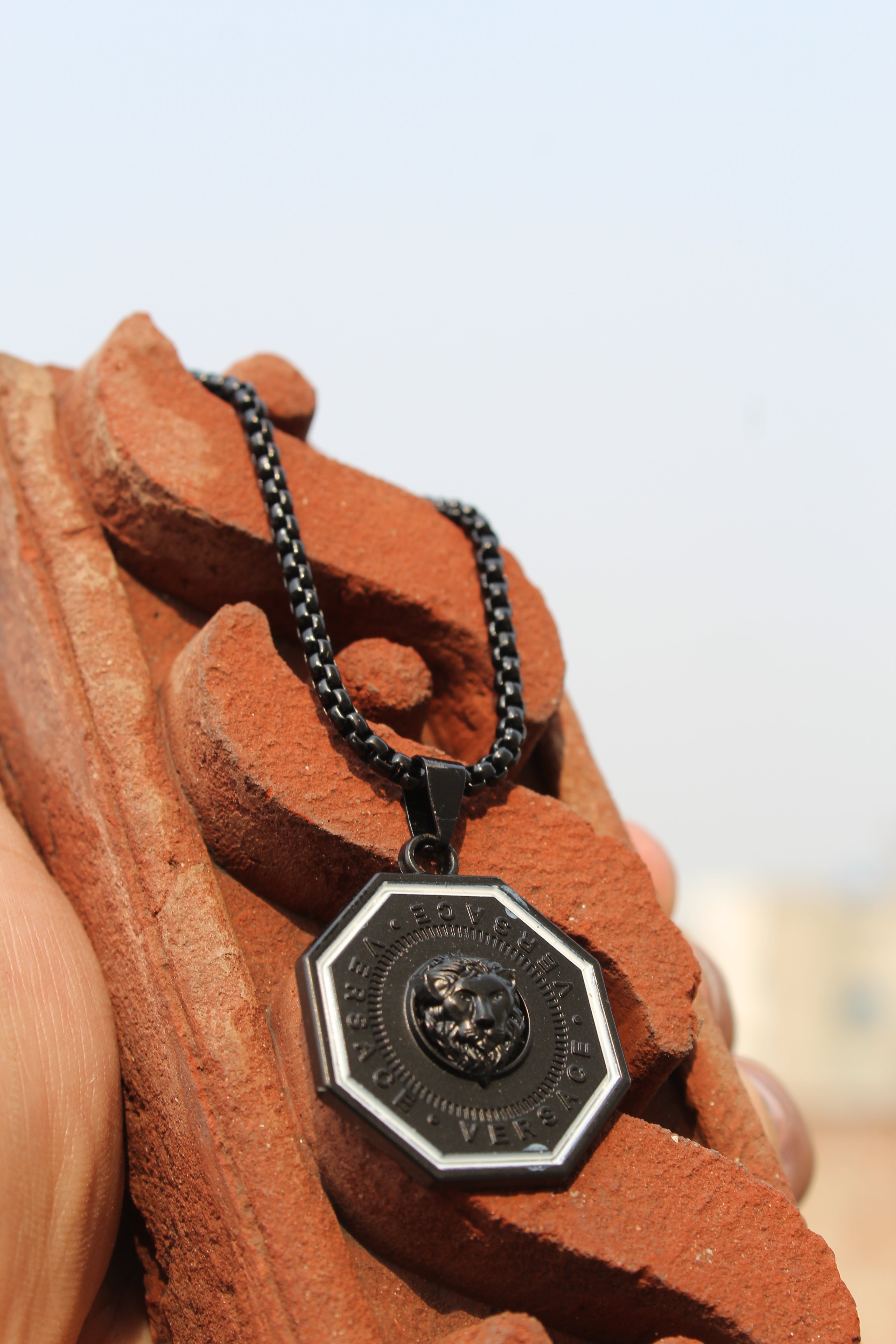 The Lionheart Octagon Pendant