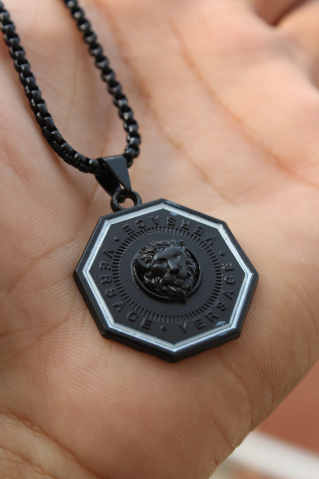 The Lionheart Octagon Pendant