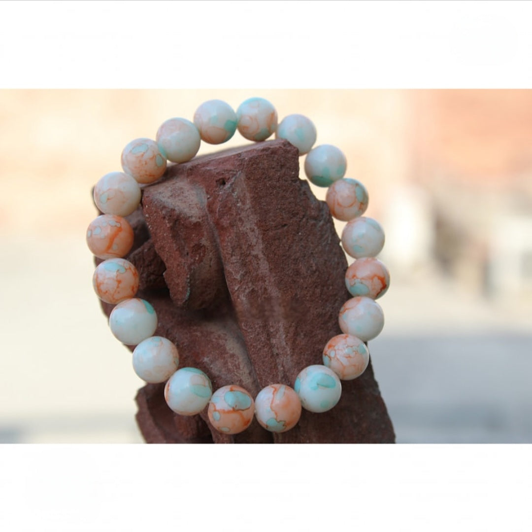 Marble Whisper Bead Bracelet