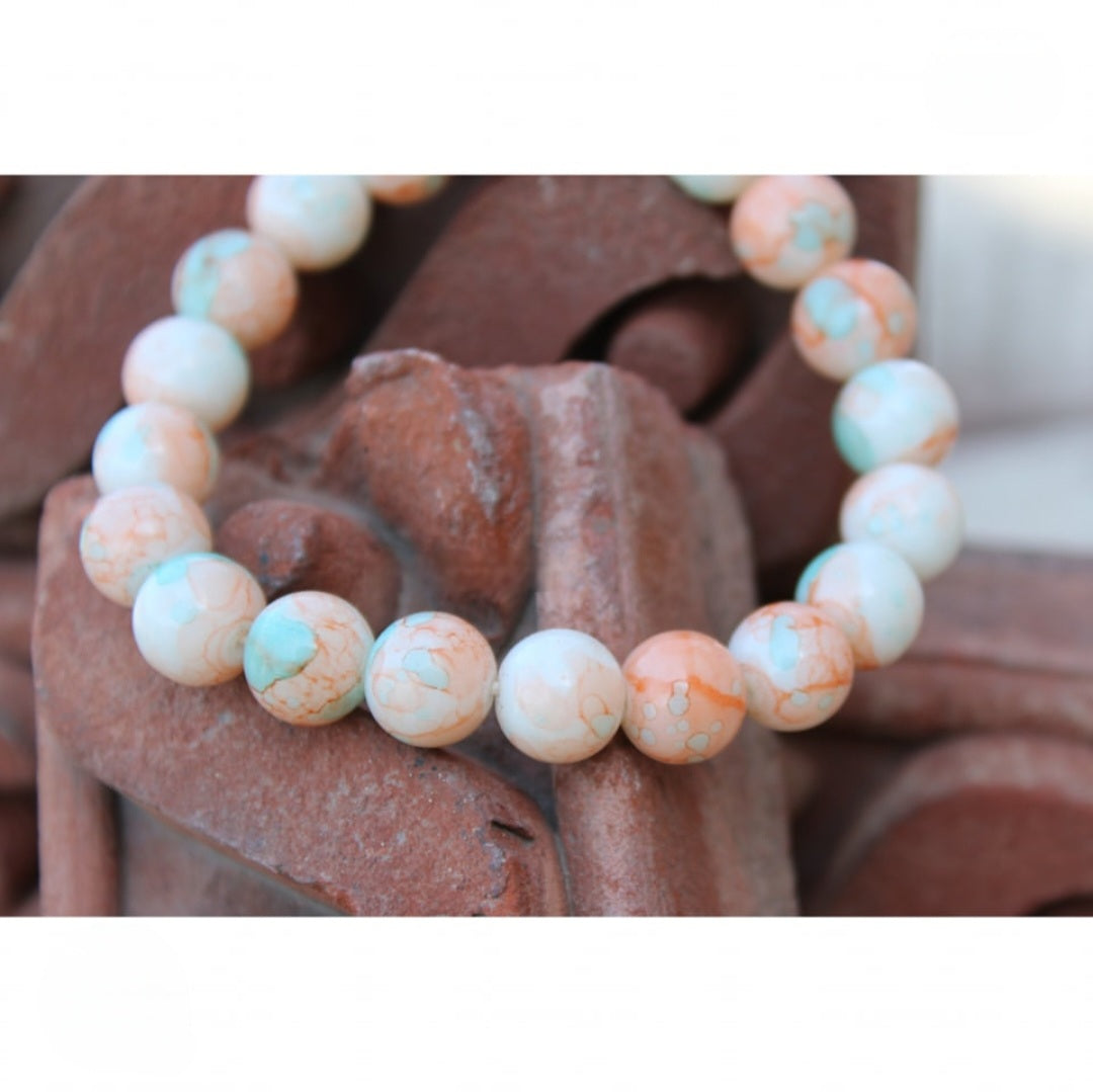 Marble Whisper Bead Bracelet